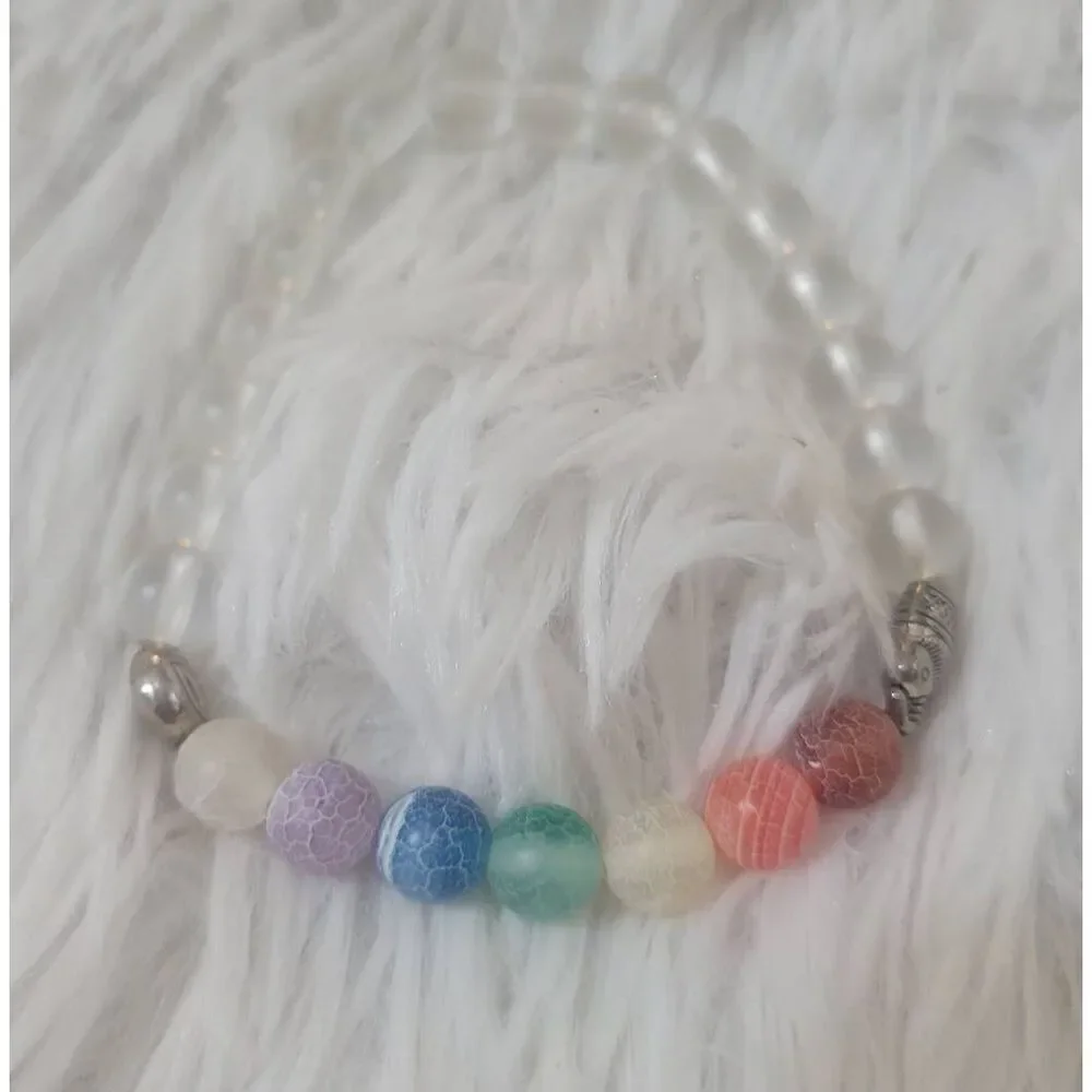 Chakra Beaded Lotus Elephant Bracelet